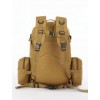 Рюкзак тактичний з підсумками/системою Molle 55 л. Олива, Койот