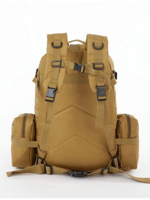 Рюкзак тактичний з підсумками/системою Molle 55 л. Олива, Койот
