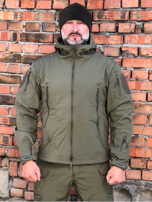 Куртка тактична Soft Shell хакі ESDY