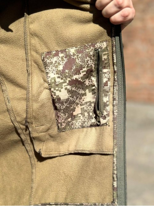 Куртка тактична Soft-Shell НГУ "Хижак" демісезон зі знімним капюшоном