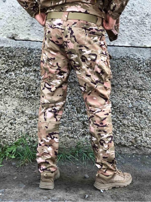 Штани тактичні Soft Shell мультикам ESDY