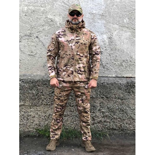 Костюм тактичний мультикам Soft Shell демісезон Костюм тактичний мультикам Soft Shell демісезон