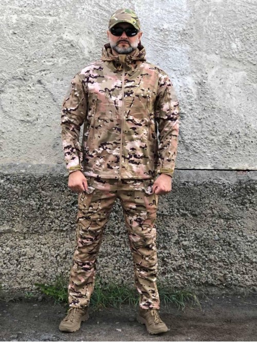 Костюм тактичний мультикам Soft Shell демісезон