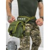 Тактична набедренна сумка хакі "SWAT"