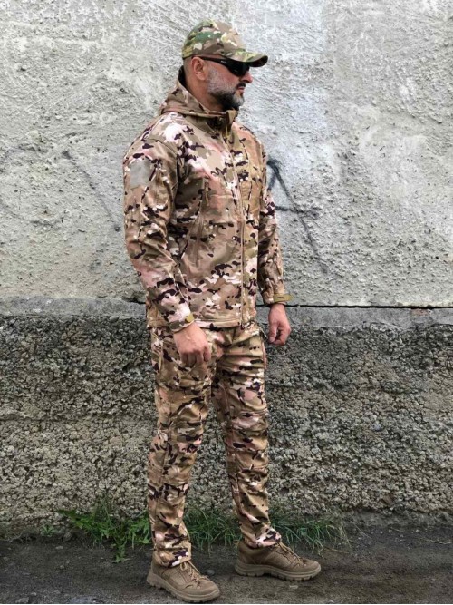 Костюм тактичний мультикам Soft Shell демісезон Костюм тактичний мультикам Soft Shell демісезон