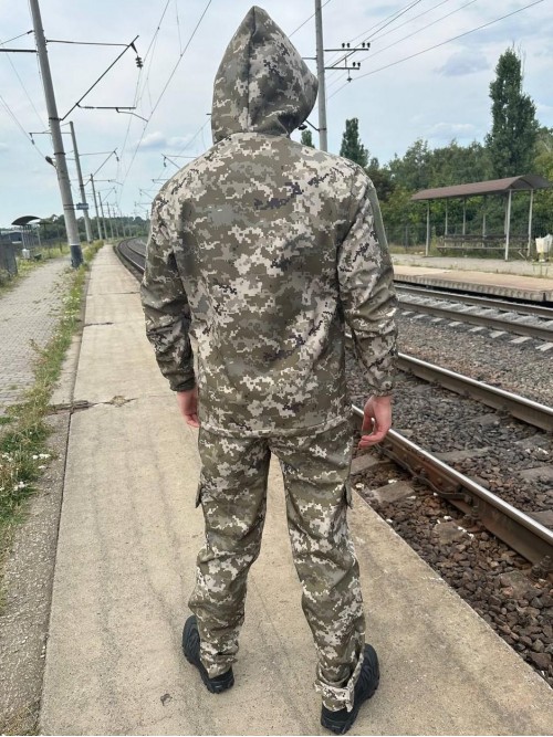 Костюм піксель софтшел демісезон