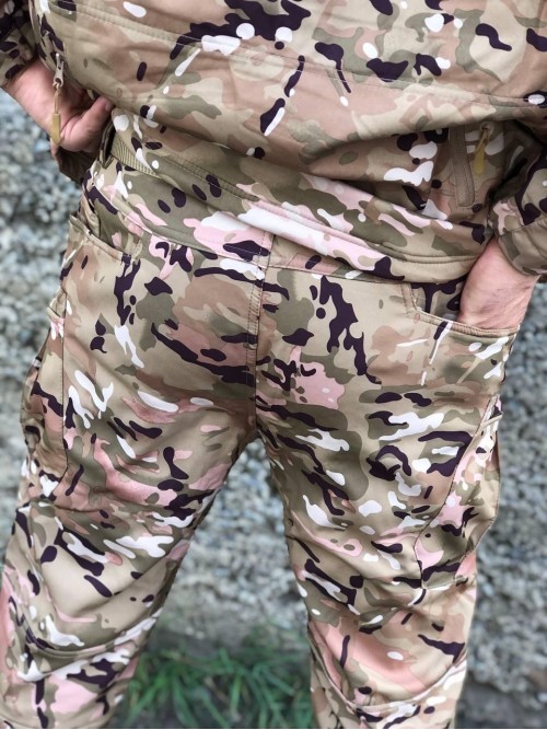 Штани тактичні Soft Shell мультикам ESDY