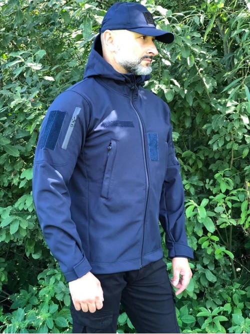 Тактична куртка Soft Shell синя ДСНС Тактична куртка Soft Shell синя ДСНС