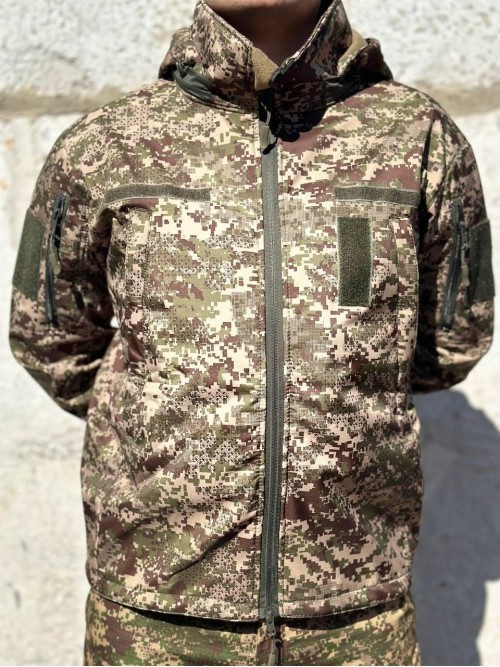 Куртка тактична Soft-Shell НГУ "Хижак" демісезон зі знімним капюшоном