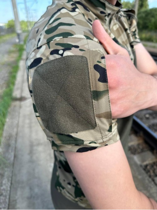Тактична сорочка (убакс) мультикам вологовідвідний coolpas з коротким рукавом