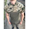 Тактична сорочка (убакс) мультикам вологовідвідний coolpas з коротким рукавом