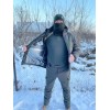 Костюм куртка + штани зимові олива Soft Shell