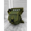 Тактична набедренна сумка хакі "SWAT"