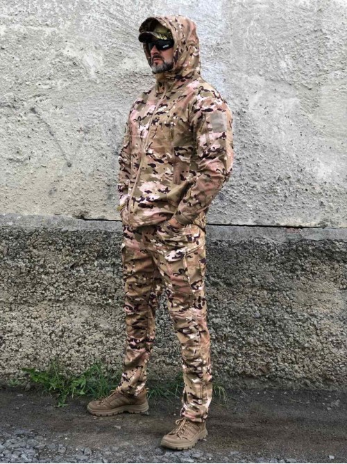 Костюм тактичний мультикам Soft Shell демісезон Костюм тактичний мультикам Soft Shell демісезон