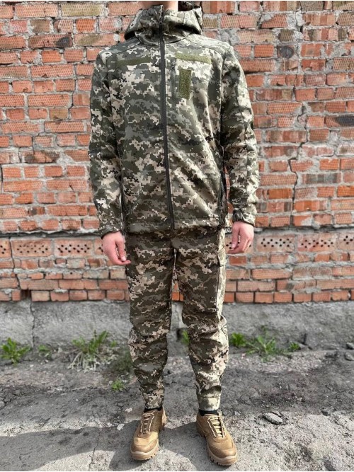 Костюм піксель софтшел v2