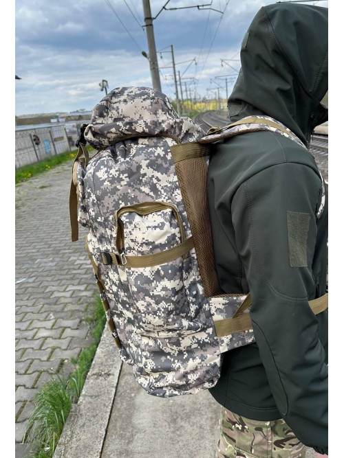 Рюкзак тактичний піксель 80Л