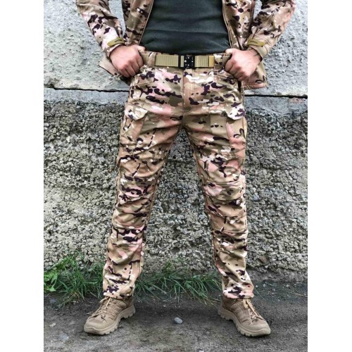 Штани тактичні Soft Shell мультикам ESDY