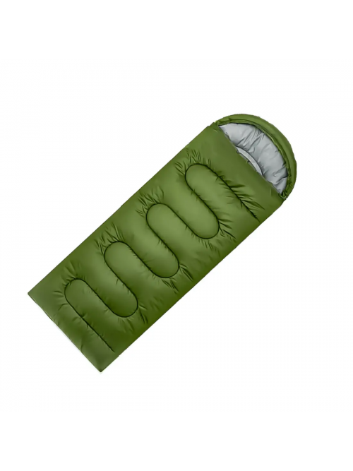 Теплий спальний мішок хакі King Size (210х100см)