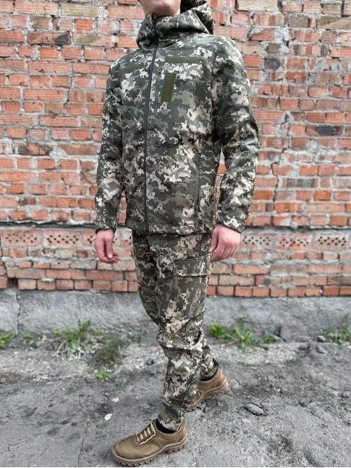 Костюм піксель софтшел v2