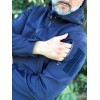 Тактична куртка Soft Shell синя ДСНС