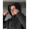 Зимова тактична куртка Soft Shell з утепленням Omni-Heat чорна
