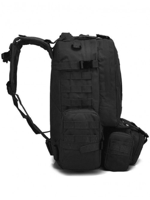 Рюкзак тактичний з підсумками/системою Molle 55л Чорний