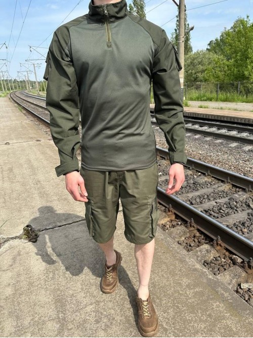 Комплект убакс + шорти тактичні хакі