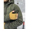 Зимова тактична куртка Soft Shell з утепленням Omni-Heat хакі