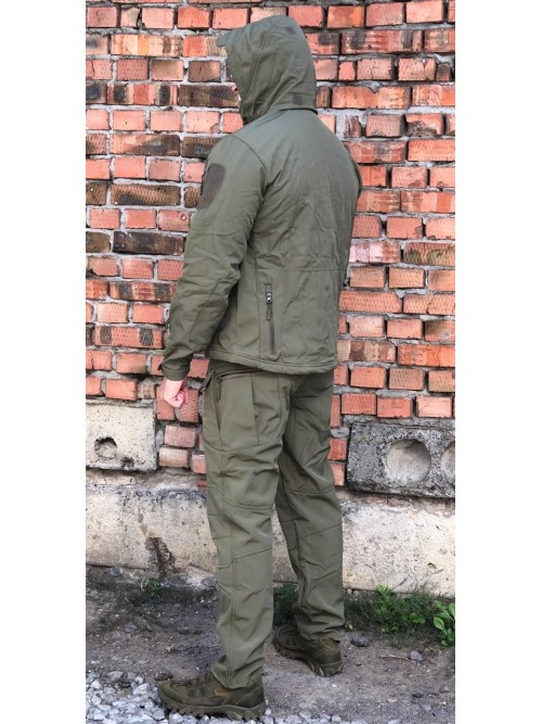 Костюм тактичний хакі Soft Shell демісезон Костюм тактичний хакі Soft Shell демісезон