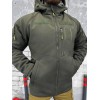 Зимова тактична куртка Soft Shell з утепленням Omni-Heat хакі