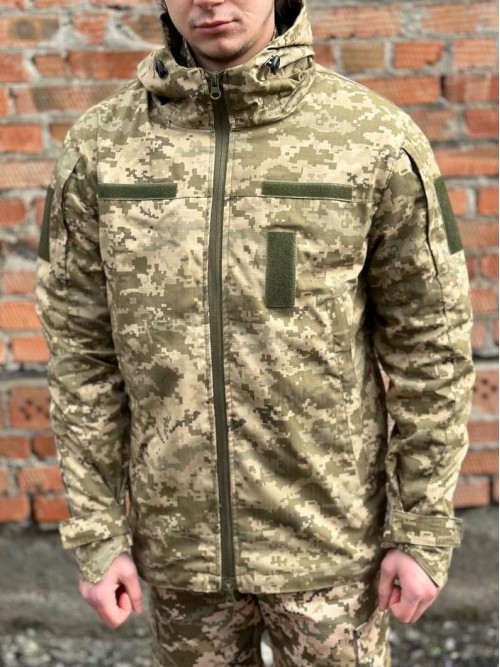 Куртка тактична ріпстоп піксель весняна