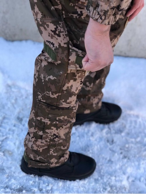 Штани тактичні піксель "Ягуар" soft-shell