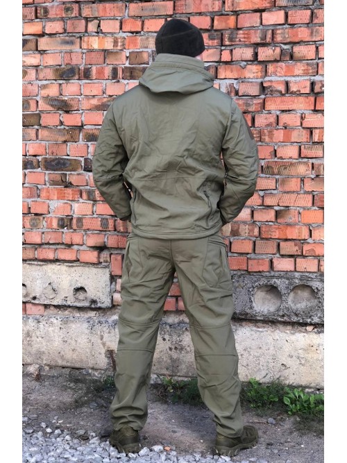 Костюм тактичний хакі Soft Shell демісезон Костюм тактичний хакі Soft Shell демісезон