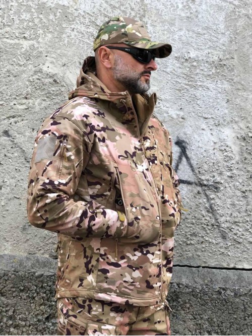 Куртка тактична Soft Shell мультикам ESDY