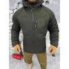 Зимова тактична куртка Soft Shell з утепленням Omni-Heat хакі