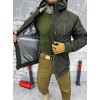 Зимова тактична куртка Soft Shell з утепленням Omni-Heat хакі