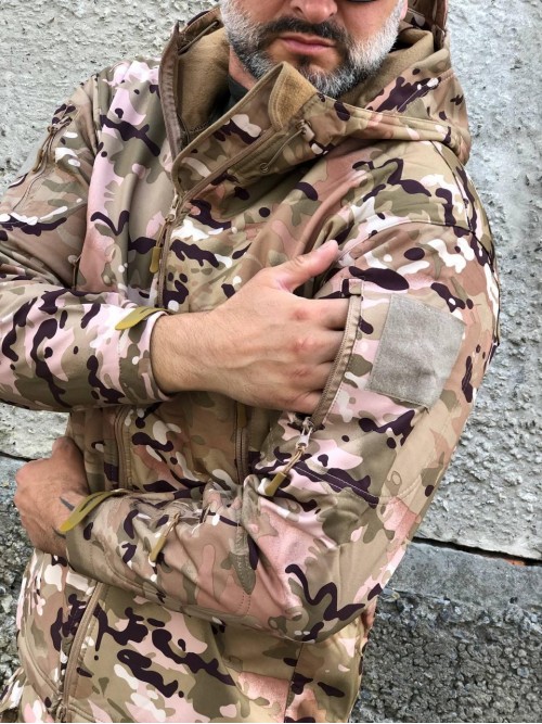 Куртка тактична Soft Shell мультикам ESDY