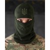 Балаклава флісова з гербом хакі