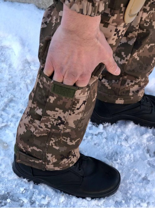 Штани тактичні піксель "Ягуар" soft-shell