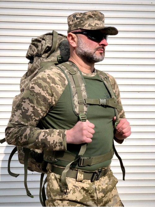 Рюкзак тактичний піксель 65л