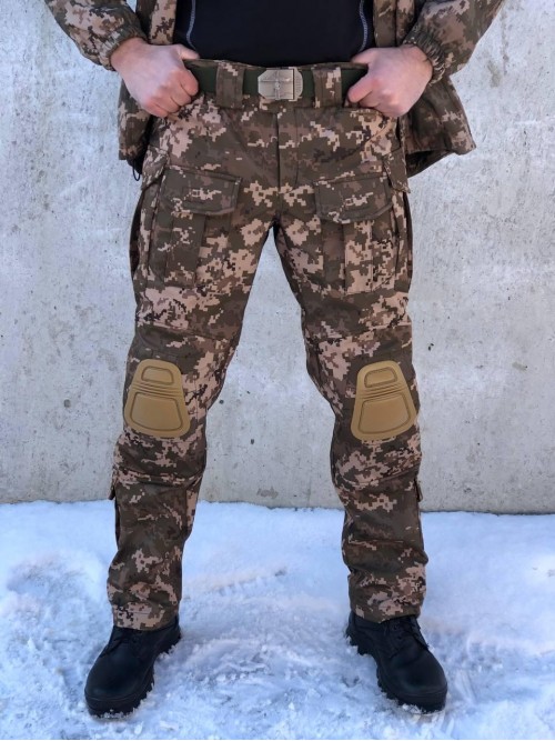 Штани тактичні піксель "Ягуар" soft-shell