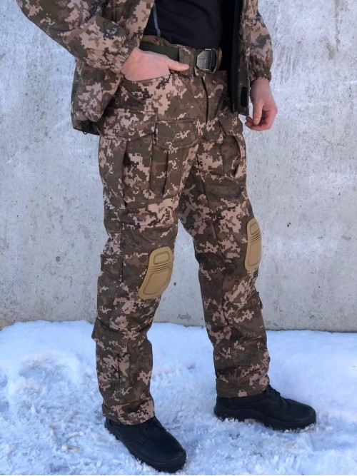 Штани тактичні піксель "Ягуар" soft-shell