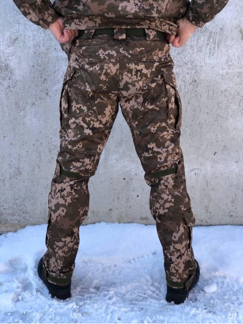 Штани тактичні піксель "Ягуар" soft-shell
