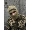 Шапка-балаклава піксель хакі в'язана