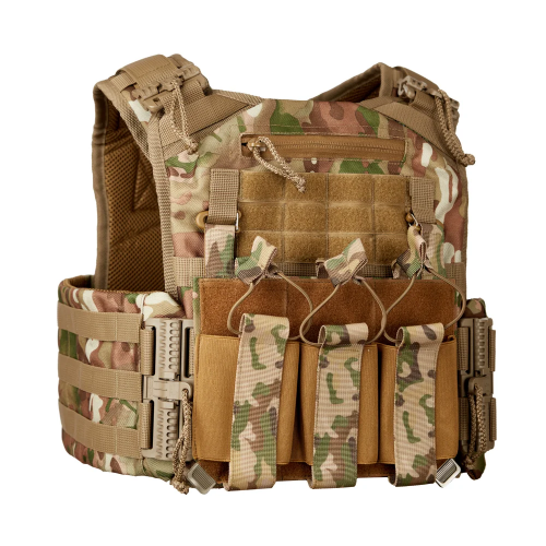 Плитоноска тактична з підсумками MOLLE Multicam Плитоноска тактична з підсумками MOLLE Multicam
