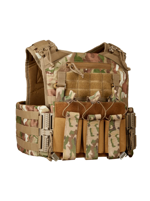Плитоноска тактична з підсумками MOLLE Multicam Плитоноска тактична з підсумками MOLLE Multicam