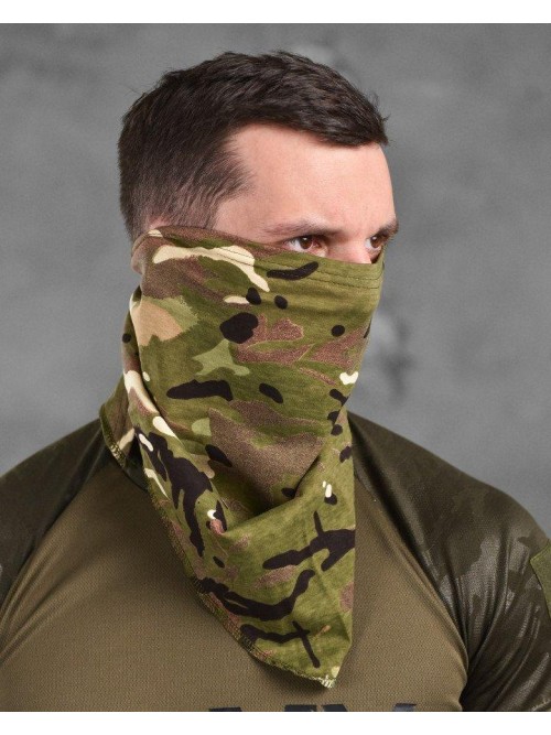 Бандана багатофункціональна мультикам піксель бавовна Бандана багатофункціональна мультикам піксель бавовна