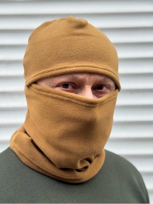 Флісова балаклава Койот