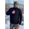 Кофта флісова вафелька Чорна