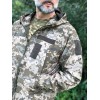 Вітровка тактична піксель з капюшоном дюспа